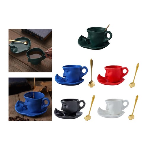 Tasse mit menschlichem