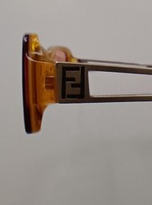 Fendi FF Vintage Sonnenbrille rot mit roten Gläsern cooles Teil unisex