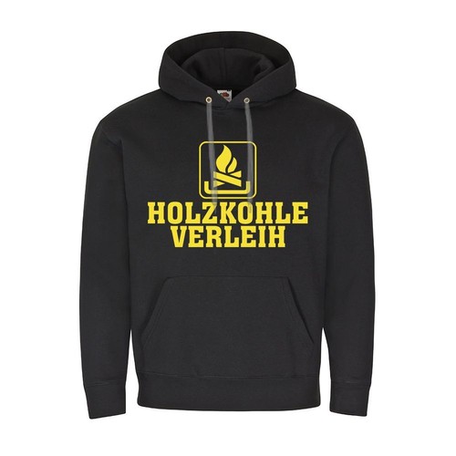 Hoodie holzkohle verleih humor - hoodie,