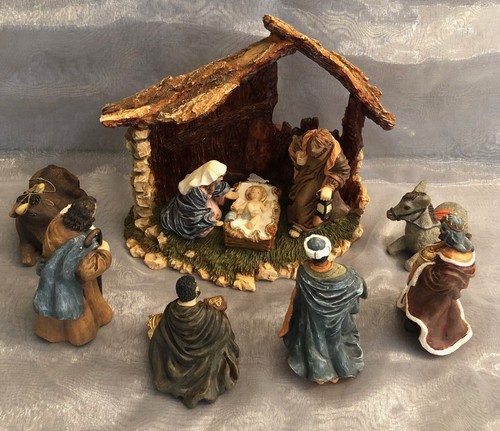 Weihnachtskrippe mit - , 9