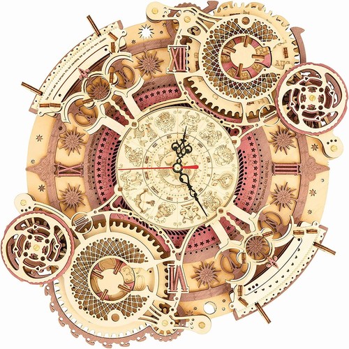 Rokr wanduhr holz puzzle - 3d,