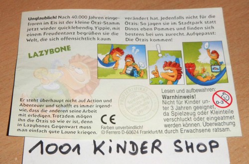 Kinder cromignons die otzis - cromignons,