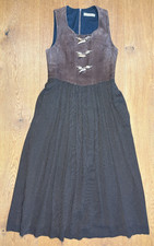 "Steinbock" Edles Dirndl mit Leder-Mieder / Gr. 36