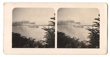 Stereo-Fotografie Raddampfer