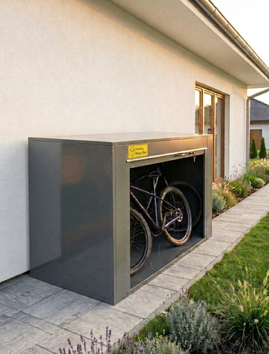 Fahrradgarage metall gartenbox - metall,