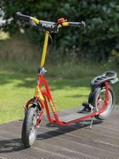 PUKY Roller Kinderroller R03 mit Luftreifen und Handbremse sowie Fahne & Klingel