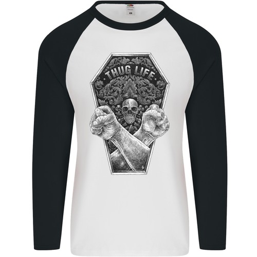 Thug life schädel herren s - schädel, l/s