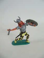 70er Jahre Timpo Toys Wikinger mit roten Haaren, Schwert und Schild