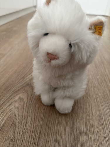 Steiff kuscheltier katze weiß - steiff,