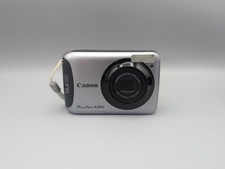 Canon PowerShot A490 Digitalkamera, 10.0 MP, Silber Grau Fotokamera AA 