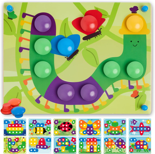 Nene toys holz steckspiel - nene, holz-steckspiel