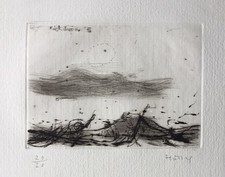 Horst Hussel Radierung nummeriert 20/20 signiert