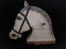 Schaukelpferd Kopf Pferdekopf Karussell Holzpferd Ziehpferd Antik Bastler