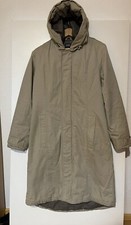 Herren G-Star Mantel Parka Kapuze Baumwolle Gefütter  Gr. L Beige Hochwertig