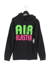 Airblaster Damen Hoodie S schwarz Grafik Baumwolle mit Polyester Pullover