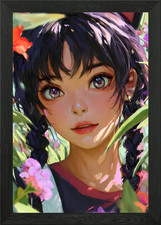 Anime mädchen portrait - anime, mit