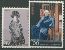 Japan 1991 Kabuki-Darsteller 2080/81 postfrisch