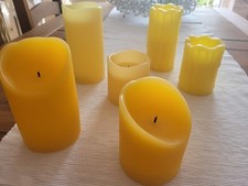 Elambia 6 Echtwachs led kerzen