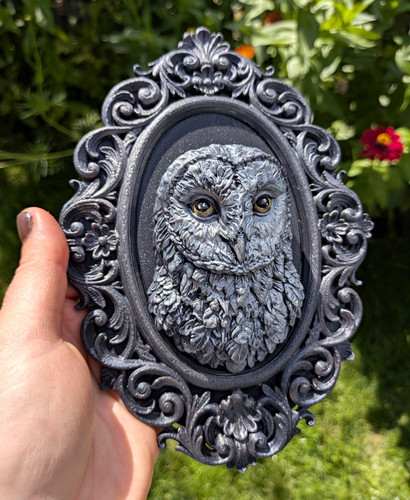 Gothic silber eule - gothic,