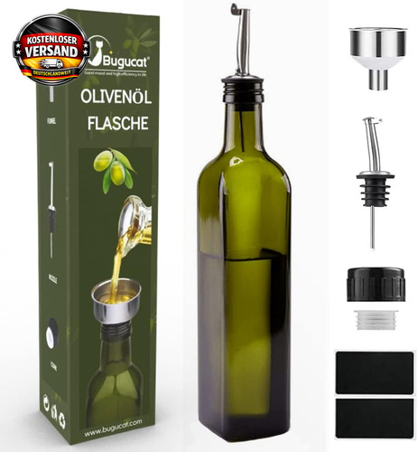 ölflasche 500ml aus glas - 500ml,