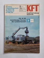 KFT 06/1975 IFA W50, Skoda S100 mit Campinganhänger, Moskwitsch 412