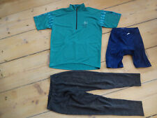 Wie Neu Jugendliche Ziener Radhose  Gr. 164, Odlo Radtrikot und Leggings