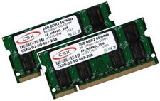 2x 2GB = 4GB Notebook RAM DDR2