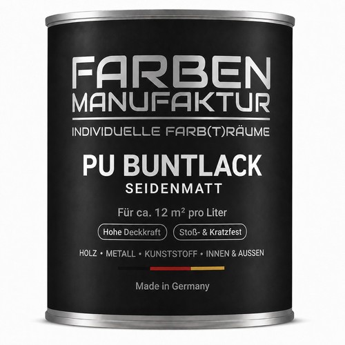 Buntlack satin decklack - pu,