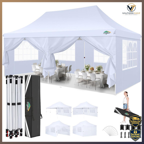 Faltpavillon 3x6m wasserdicht - faltpavillon,