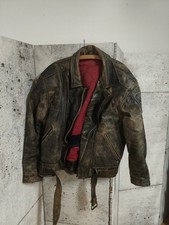Polo Motorrad Lederjacke Herren Größe 56 Braun Gut