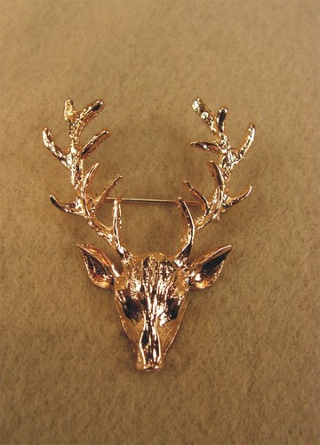 Altes jagd abzeichen - jagd, hirsch