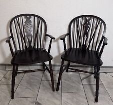 Viktorianische Keilstühlenaus Buche&Ulmenholz,1890er,2er Set