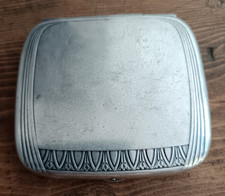 Zigarettenetui WMF ca. 1910 - 1920 Französische Ausführung Neusilber Jugendstil