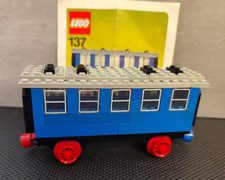 LEGO System Eisenbahn 137 - Personen-Schlafwagen - 1975 Vintage - inkl. BA