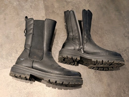 Mustang stiefeletten schwarz - mustang,