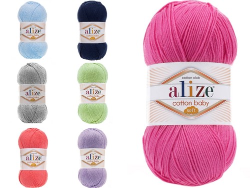 Alize cotton baby soft wolle - cotton,