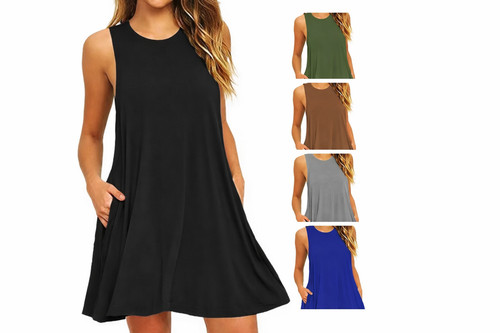 Damen sommerkleid tankkleid - damen,