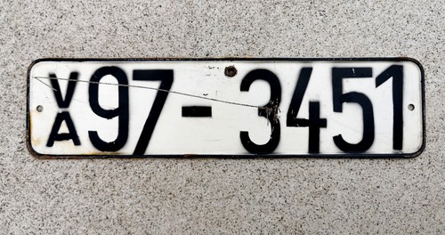 Altes kfz kennzeichen - altes, kfz-kennzeichen