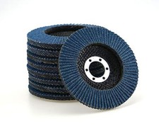 20 INOX Fächerscheiben blau Ø 125 mm Korn 80 Schleifscheibe Winkelschleifer