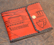 Seltene Andenken Leder Geldbörse Theater Vanemuine Tartu Estland 1970er Jahre