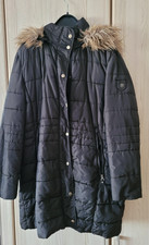 Gerry Weber Damen Winter Parker Jacke braun Gr. 44-46 m. Kapuze