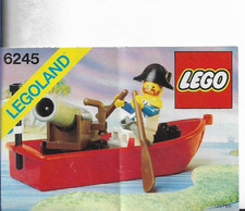 Lego 6245 - Legoland - Bauanleitung - Harbor Sentry - Kanonenboot der Blauröcke