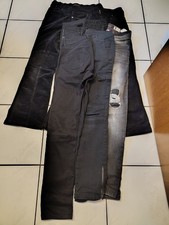 Damen Hosen Paket, 7 Stück, schwarz, Gothic, Punk,Freizeit,Schule,