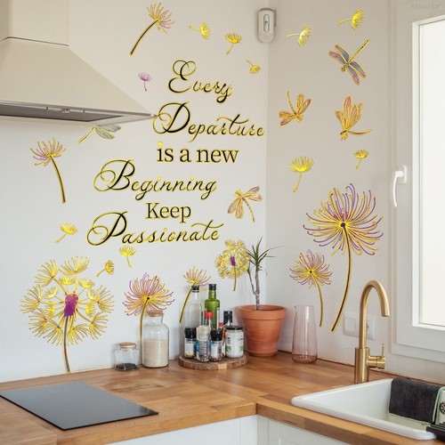 Modernes goldfolie wandsticker - modernes,