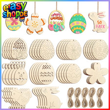 Holzanhänger 50 Stück Ostern