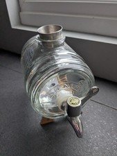 Kilner 1L Spirituosen Schnaps Getränke Wasser Glas Fass Spender mit Holzständer