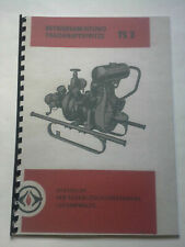 NVA/DDR TRAGKRAFTSPRITZE TS 3 BETRIEBSANLEITUNG