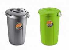 XL Tierfuttertonne Futtertonne Tonne Mülltonne Futtereimer Futterbox 46 L TOP