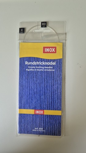 Inox rundstricknadel x 4 - inox,