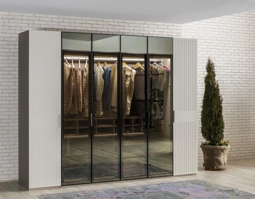 Loft kleiderschrank luxus - kleiderschrank,